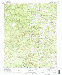 Floral Arkansas Historical topographic map, 1:24000 scale, 7.5 X 7.5 Minute, Year 1973