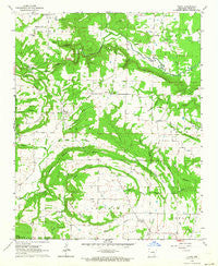 Floyd Arkansas Historical topographic map, 1:24000 scale, 7.5 X 7.5 Minute, Year 1963