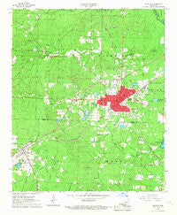 Fordyce Arkansas Historical topographic map, 1:24000 scale, 7.5 X 7.5 Minute, Year 1966