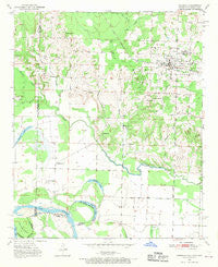 Foreman Arkansas Historical topographic map, 1:24000 scale, 7.5 X 7.5 Minute, Year 1951