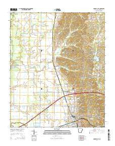 Forrest City Arkansas Current topographic map, 1:24000 scale, 7.5 X 7.5 Minute, Year 2014