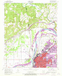 Fort Smith Arkansas Historical topographic map, 1:24000 scale, 7.5 X 7.5 Minute, Year 1947