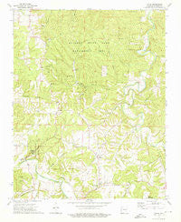 Forum Arkansas Historical topographic map, 1:24000 scale, 7.5 X 7.5 Minute, Year 1973