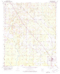 Fouke Arkansas Historical topographic map, 1:24000 scale, 7.5 X 7.5 Minute, Year 1952