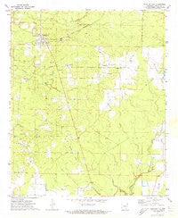 Fountain Hill Arkansas Historical topographic map, 1:24000 scale, 7.5 X 7.5 Minute, Year 1952