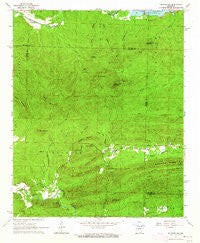 Fourche SW Arkansas Historical topographic map, 1:24000 scale, 7.5 X 7.5 Minute, Year 1963