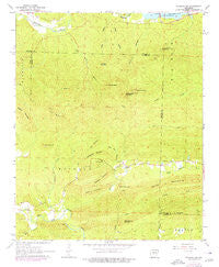 Fourche SW Arkansas Historical topographic map, 1:24000 scale, 7.5 X 7.5 Minute, Year 1963