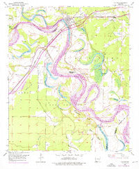 Fulton Arkansas Historical topographic map, 1:24000 scale, 7.5 X 7.5 Minute, Year 1951
