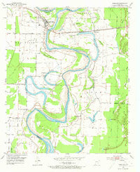 Garland Arkansas Historical topographic map, 1:24000 scale, 7.5 X 7.5 Minute, Year 1952