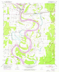 Garland Arkansas Historical topographic map, 1:24000 scale, 7.5 X 7.5 Minute, Year 1952