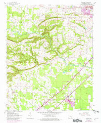 Garner Arkansas Historical topographic map, 1:24000 scale, 7.5 X 7.5 Minute, Year 1963