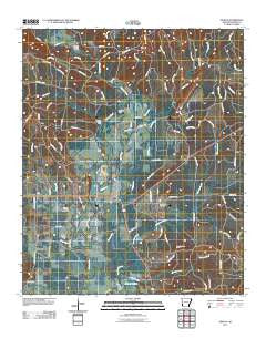 Geneva Arkansas Historical topographic map, 1:24000 scale, 7.5 X 7.5 Minute, Year 2011