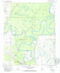 Georgetown Arkansas Historical topographic map, 1:24000 scale, 7.5 X 7.5 Minute, Year 1968