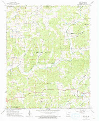 Gepp Arkansas Historical topographic map, 1:24000 scale, 7.5 X 7.5 Minute, Year 1966