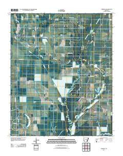 Geridge Arkansas Historical topographic map, 1:24000 scale, 7.5 X 7.5 Minute, Year 2011