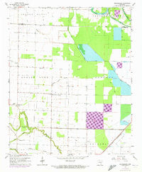 Gethsemane Arkansas Historical topographic map, 1:24000 scale, 7.5 X 7.5 Minute, Year 1964