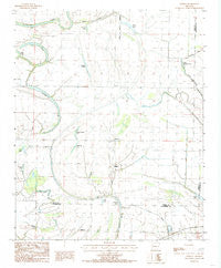 Gieseck Arkansas Historical topographic map, 1:24000 scale, 7.5 X 7.5 Minute, Year 1984