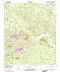 Goosepond Mountain Arkansas Historical topographic map, 1:24000 scale, 7.5 X 7.5 Minute, Year 1972