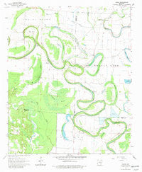 Gourd Arkansas Historical topographic map, 1:24000 scale, 7.5 X 7.5 Minute, Year 1964