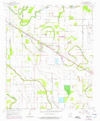Grady Arkansas Historical topographic map, 1:24000 scale, 7.5 X 7.5 Minute, Year 1964