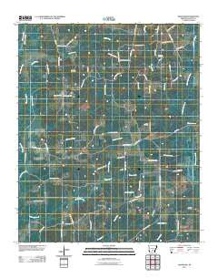 Grapevine Arkansas Historical topographic map, 1:24000 scale, 7.5 X 7.5 Minute, Year 2011