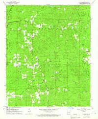 Grapevine Arkansas Historical topographic map, 1:24000 scale, 7.5 X 7.5 Minute, Year 1964