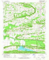 Greenbrier Arkansas Historical topographic map, 1:24000 scale, 7.5 X 7.5 Minute, Year 1961