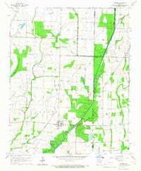 Grubbs Arkansas Historical topographic map, 1:24000 scale, 7.5 X 7.5 Minute, Year 1965