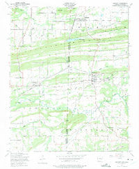 Hackett Arkansas Historical topographic map, 1:24000 scale, 7.5 X 7.5 Minute, Year 1948