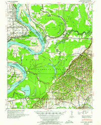 Hales Point Tennessee Historical topographic map, 1:62500 scale, 15 X 15 Minute, Year 1952