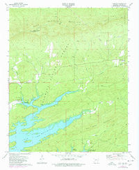 Hamilton Arkansas Historical topographic map, 1:24000 scale, 7.5 X 7.5 Minute, Year 1972