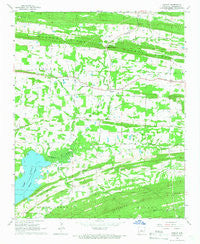 Hamlet Arkansas Historical topographic map, 1:24000 scale, 7.5 X 7.5 Minute, Year 1961