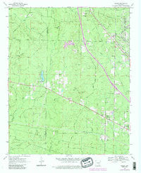 Hardin Arkansas Historical topographic map, 1:24000 scale, 7.5 X 7.5 Minute, Year 1970