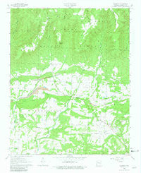 Harmony Arkansas Historical topographic map, 1:24000 scale, 7.5 X 7.5 Minute, Year 1963