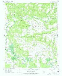 Hattieville Arkansas Historical topographic map, 1:24000 scale, 7.5 X 7.5 Minute, Year 1962