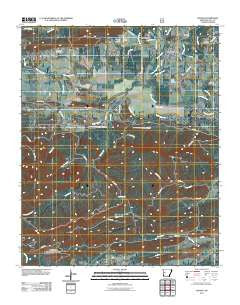 Havana Arkansas Historical topographic map, 1:24000 scale, 7.5 X 7.5 Minute, Year 2011