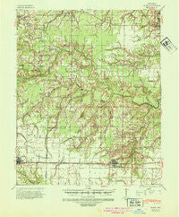 Hazen Arkansas Historical topographic map, 1:62500 scale, 15 X 15 Minute, Year 1941
