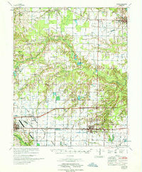 Hazen Arkansas Historical topographic map, 1:62500 scale, 15 X 15 Minute, Year 1967