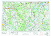 Helena Arkansas Historical topographic map, 1:250000 scale, 1 X 2 Degree, Year 1955