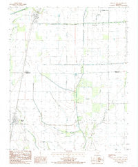 Hickory Ridge Arkansas Historical topographic map, 1:24000 scale, 7.5 X 7.5 Minute, Year 1984