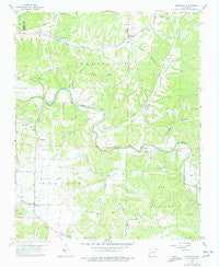 Hindsville Arkansas Historical topographic map, 1:24000 scale, 7.5 X 7.5 Minute, Year 1958