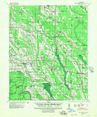 Holly Grove Arkansas Historical topographic map, 1:62500 scale, 15 X 15 Minute, Year 1940