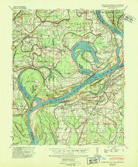 Horseshoe Lake Arkansas Historical topographic map, 1:62500 scale, 15 X 15 Minute, Year 1939