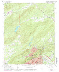 Hot Springs North Arkansas Historical topographic map, 1:24000 scale, 7.5 X 7.5 Minute, Year 1966