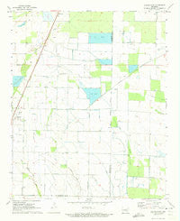 Hunter East Arkansas Historical topographic map, 1:24000 scale, 7.5 X 7.5 Minute, Year 1971