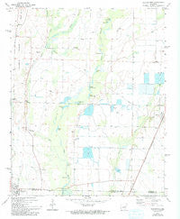 Hunter West Arkansas Historical topographic map, 1:24000 scale, 7.5 X 7.5 Minute, Year 1971