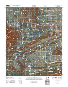 Huntington Arkansas Historical topographic map, 1:24000 scale, 7.5 X 7.5 Minute, Year 2011