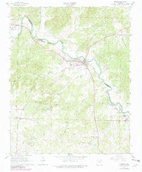 Imboden Arkansas Historical topographic map, 1:24000 scale, 7.5 X 7.5 Minute, Year 1966