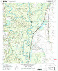 Indian Bay SE Arkansas Historical topographic map, 1:24000 scale, 7.5 X 7.5 Minute, Year 1967