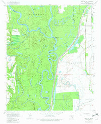 Indian Bay SE Arkansas Historical topographic map, 1:24000 scale, 7.5 X 7.5 Minute, Year 1967